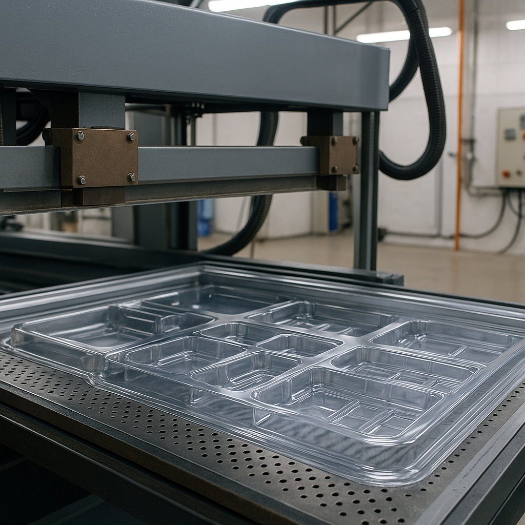Imagem da Como o Vacuum Forming Reduz Custos de Produção Sem Perder Qualidade na Embalagem